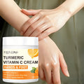 Turmeric Vitamin C Foot Moisturizing Cream, Rich in Vitamin C And Hyaluronic Acid - Hydration And Moisturization, Gentle Exfoliation, Ideal for Dry And Cracked Heels, Feet, And Elbows Care