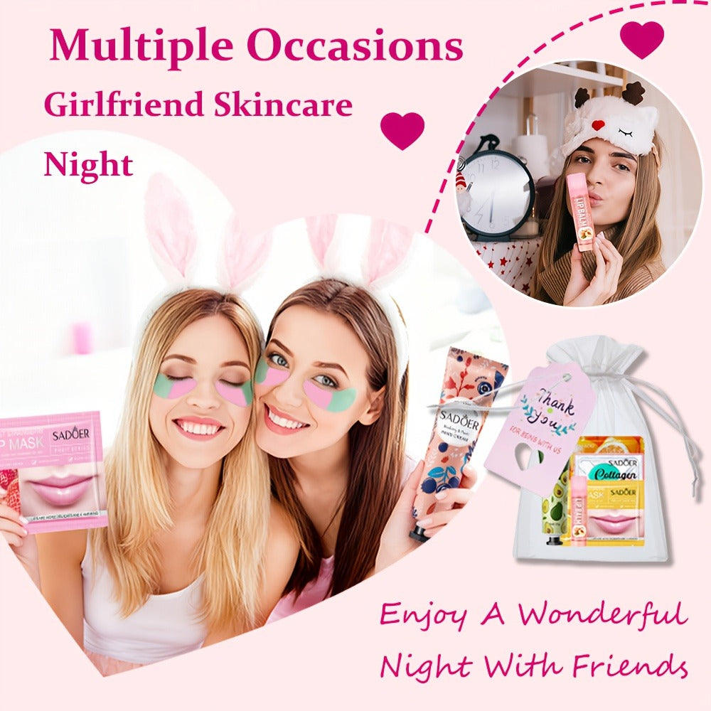 30pcs Skincare Gift Box, Rich In Various Fruit Extracts, Moisturizing And Hydrating Without Being Greasy, An Ideal Choice for Winter Hydration, Perfect for Giving to Family And Friends for Christmas., Holiday Gifts, Daily Hydration