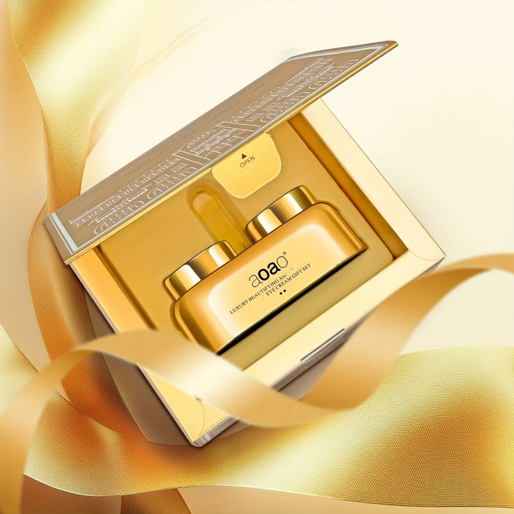 Caffeine Day & Night Eye Cream Peptide Firms Moisturizing Collagen Eye Area Hyaluronic Acid Brighten Skin Eye Essence