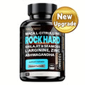 ROCK HARD Supplements | Strength, Energy & Vitality | With Shilajit, Ashwagandha, Maca, Sea Moss, L-Arginine | Day& Night Support, 60 Capsules, 30-Day Supply