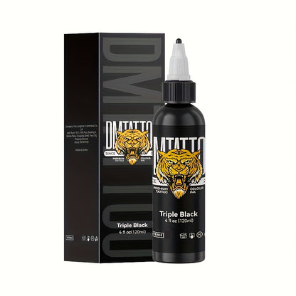 Tattoo Ink Solid Color 4.06oz Professional DM Advanced Formula Triple Black True Black Bright White Fire Red Royal Blue Canary Yellow Leaf Green Outline Ink