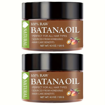 Honduras Batana Hair Oil 2pcs - Moisturizing & Hydrating Scalp & Hair Treatment for Dry Damaged Hair | Nourishes All Hair Types | Value Twin Pack