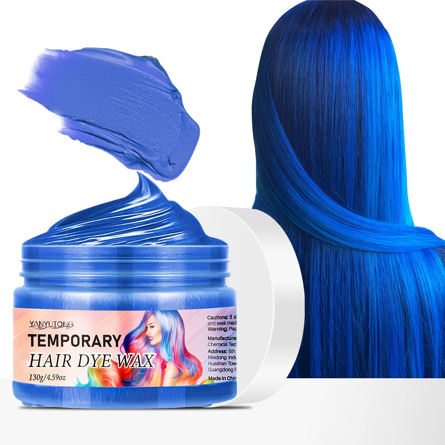 130G Temporary Hair Dye, Instant Color Hair Dye, Suitable for Temporary Party Gatherings, Hair Styling, Dyeing, Hair Wax, Dazzling Hair Colors, Quick Hair Dye, a Must-Have for Halloween