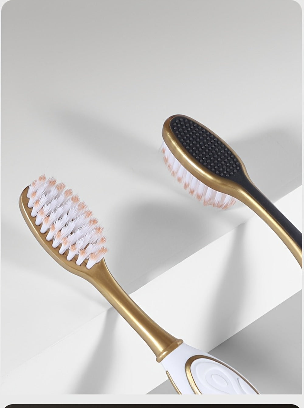 Soft Bristle Toothbrush Travel Set Anti-Slip Olive Handle Full Size Head Gentle Cleaning Oral Care for Adults Couples Household Gloryin 6pcs 12pcs