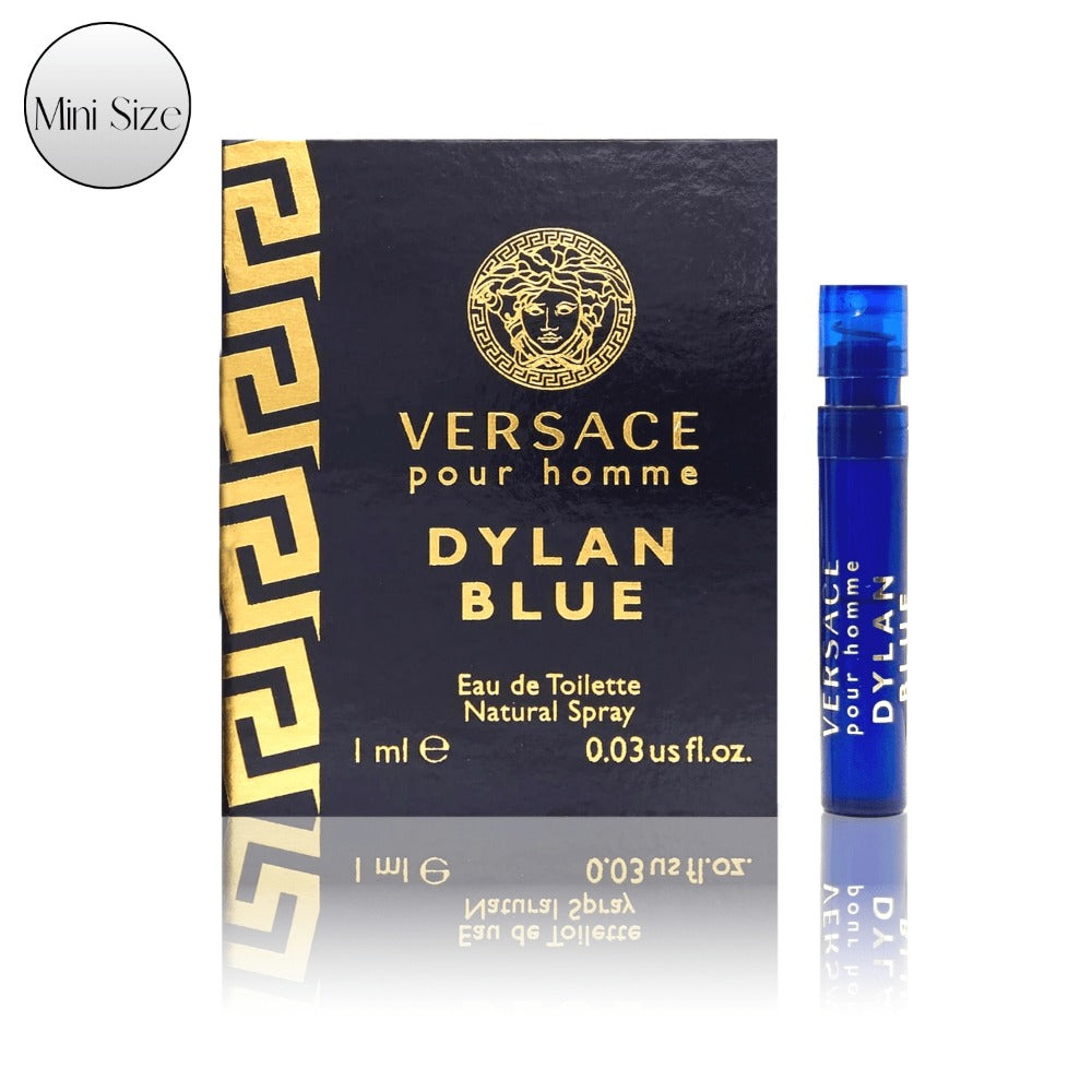 Versace Perfume Collection Discovery Set For Men 0.03 Fl.oz / 1 ml Pack of 3