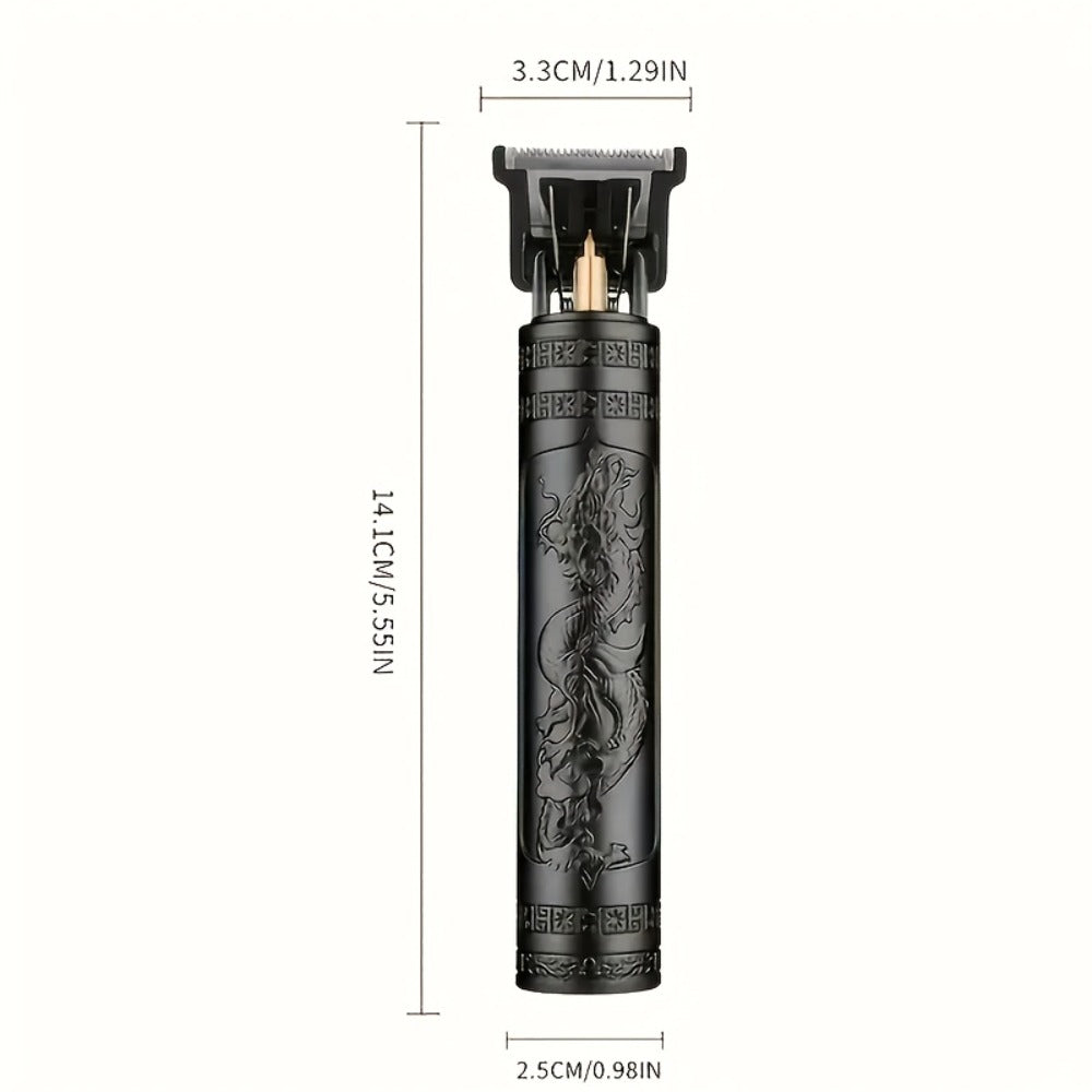Professional Men'S Beard Trimmer with Zero Contour Design - Rechargeable Lithium Battery, ABS Plastic Body, USB Charging, Includes Limit Comb, Hair Care Accessory | Modern Hair Care | Durable Hair Care, Hair Trimmers