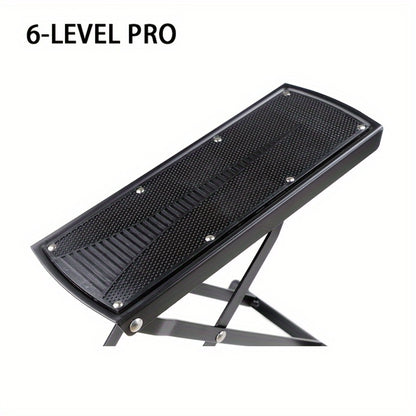 Pedicure Footrest Stand Adjustable 4-6 Level Non-Slip Portable Foot Rest for Nail Care - Professional Manicure Pedicure Tool for Salon & Home Use
