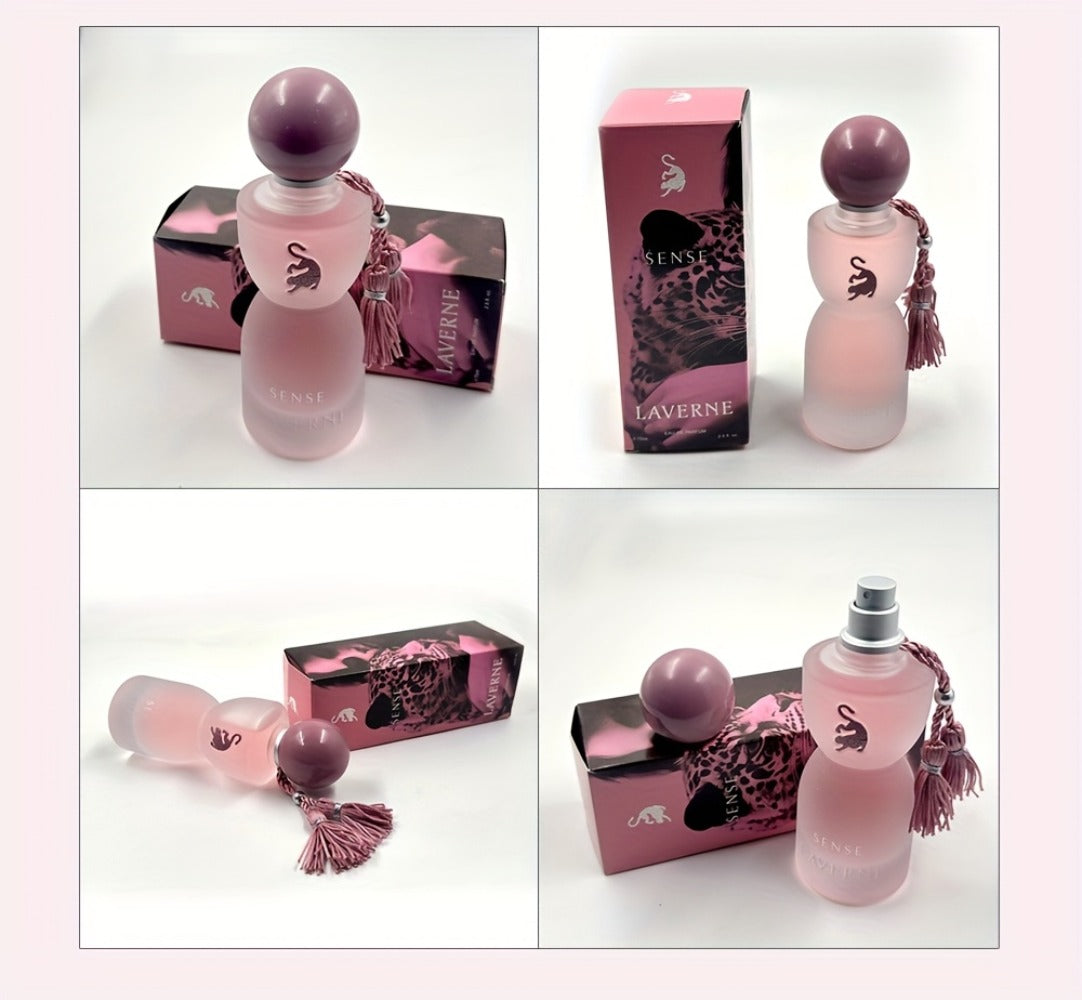 Floral Eau de Parfum for Women 75ml - Laverne Leopard Lady Perfume Long Lasting Freesia Scent, Middle East Noble Arabic Fragrance Spray, Exquisite Luxury Perfume Gift for Her