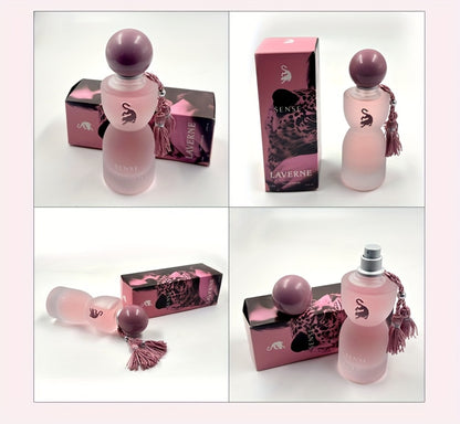 Floral Eau de Parfum for Women 75ml - Laverne Leopard Lady Perfume Long Lasting Freesia Scent, Middle East Noble Arabic Fragrance Spray, Exquisite Luxury Perfume Gift for Her