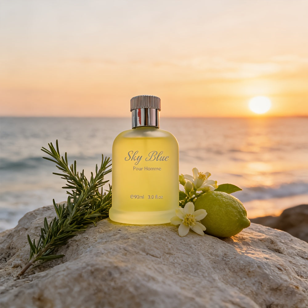 [Valentine's Day Gift] Men's Eau De Parfum (EDP) Cologne Gift Suitable for All Occasions - Bergamot, Rosemary & Oak Moss Scent, Long-Lasting, Liquid Concentration, No Propylene Glycol, Ideal for Daily Wear & Valentine's Day Present for Him