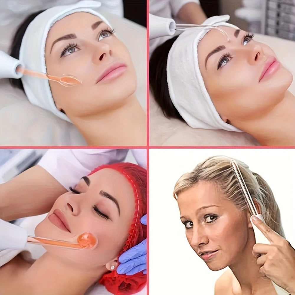 4-In-One Facial Skin Care Stick, High-Frequency Facial Massager Facial Skin Care Set Portable Skin Care Tool for Home Use
