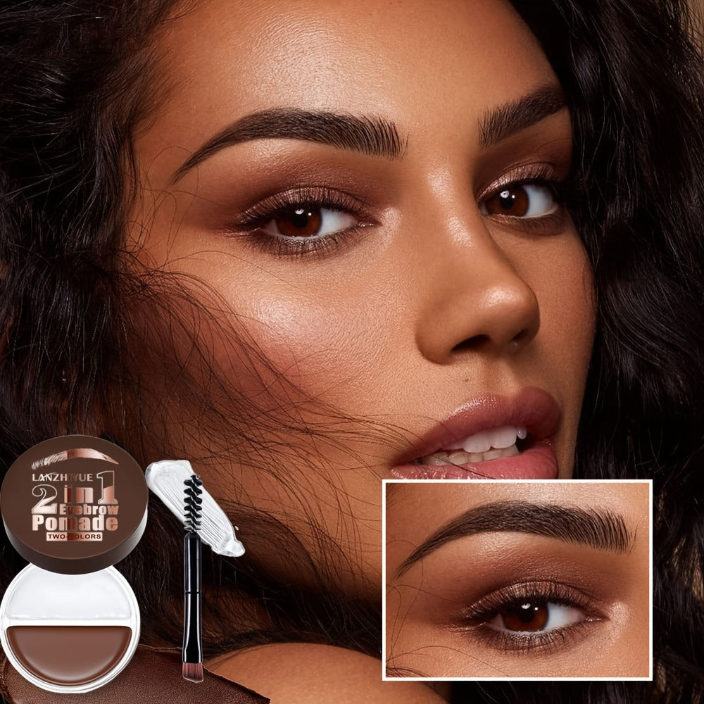 3D Eyebrow Pencil Microblading Brow Pen - Waterproof Sweat-Proof Long-Lasting Bold Precise Brow Definer with Brush Applicator for All Skin Types Natural Look