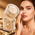 A Beauty-Enhancing Firming Cream That Provides Deep Hydration, Enriched with Collagen, Ginseng, Reishi Mushroom, Milk, Pearls, And Allantoin. It Brightens The Skin And Signs of Aging, Suitable for Both Men And Women, Making It a Perfect Holiday Gift