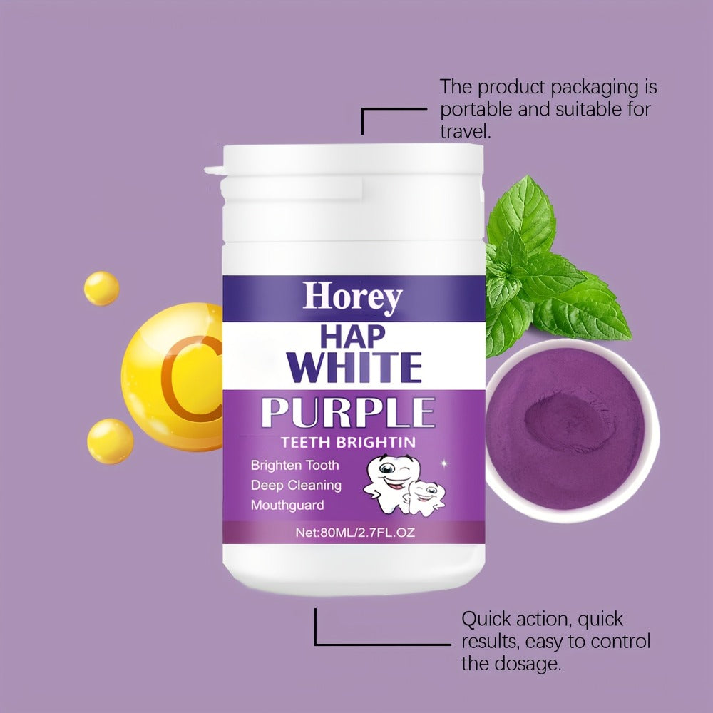 Teeth Powder, BPA-free And Alcohol-free Teeth Polishing Powder, Deep Cleans, Removes Odors And Whitens Teeth By Brushing Teeth Program Gentle And Non-irritating