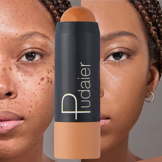 2pcs of Waterproof Foundation Sticks, Concealer Sticks, Long-Lasting Coverage, Sweat-Proof, Suitable for Various Daily Makeup Looks