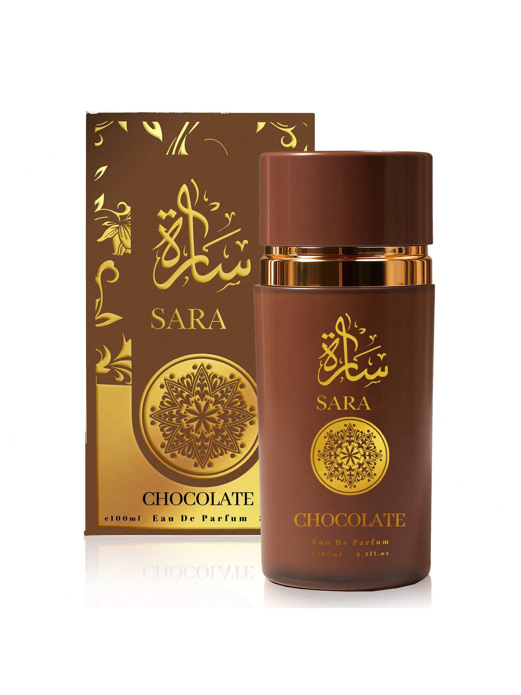 Sarah Chocolate Women's Eau de Parfum 100ml / 3.4oz | Luxurious Chocolate Gourmand Fragrance | Sweet, Seductive & Comforting Scent.