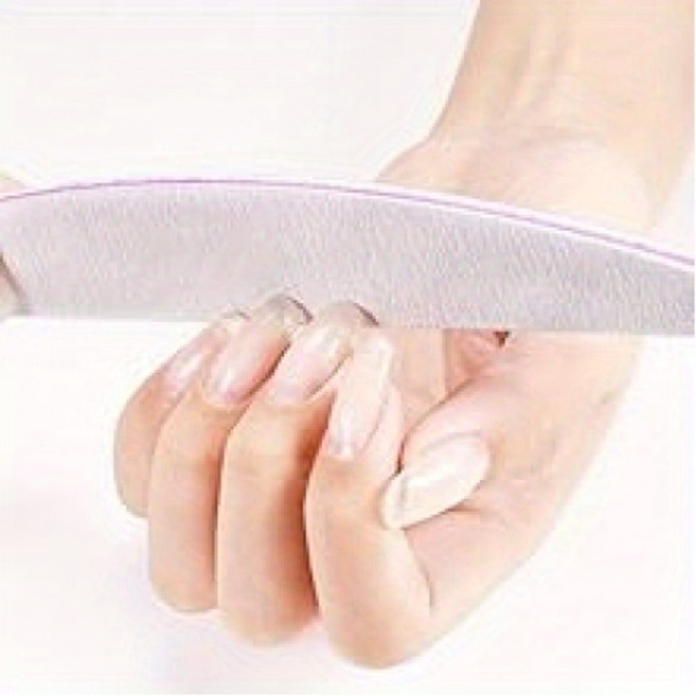 20/35pcs Professional Nail Files & Buffers - Heavy//Dusk/Dinner Bell (100/180 Grit) Double-Sided Sanding Boards, Reusable Polishable Blocks for Manicure, Pedicure - Suitable for & Salon Use, Non-Removable Abrasive Faces