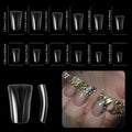 10pcs Lonnailssy Luxury Handmade Press-On Nails - Short Duckbill Shape with Sparkling AB Crystal & Colorful Diamond Accents, Salon-Quality, Reusable, Protected - Perfect for a Glamorous Look