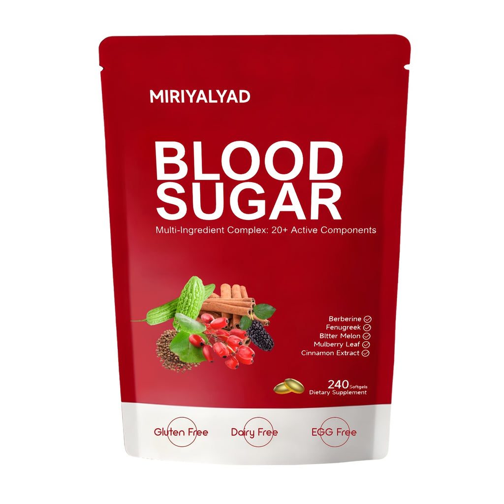 [Family Gifts & Christmas] 240 Capsules, Blood Sugar Health Support Supplement With Berberine, Cinnamon & Bitter Melon | 20+ Herbal Complex | Blood Glucose Balance And Insulin Support | Dietary Supplement | Local Warehouse, Family Gifts & Christmas