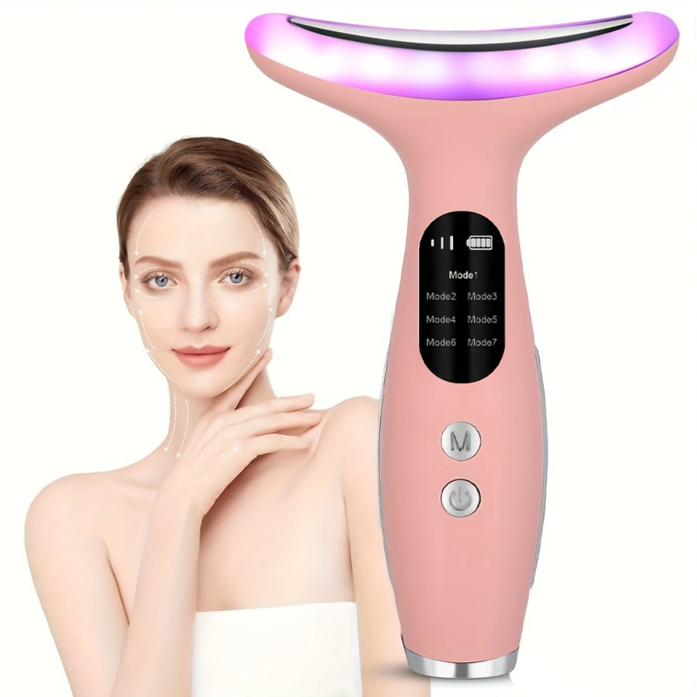 Rechargeable Vibrating Massager, Suitable for Face and Neck - USB Charging, Lithium Battery, Adjustable Strength Skincare Tool, Ideal Gift for Women, Neck Massage Device, Modern Beauty Equipment, Durable Skincare Device, Vibrating Face Massager, Eye Massa