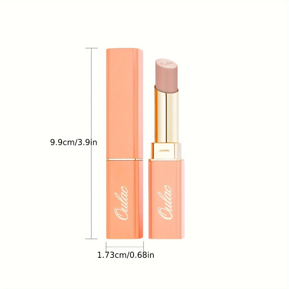 Nude Lipstick Set Oulac Satin Finish - Lightweight Moisturizing Full Coverage Lip Color, Cream-to-Satin Formula, 12g Each, Gift-Ready for Women All Skin Tones (LT-SG Nude Set 2 & 3)