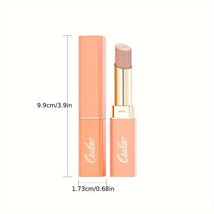 Nude Lipstick Set Oulac Satin Finish - Lightweight Moisturizing Full Coverage Lip Color, Cream-to-Satin Formula, 12g Each, Gift-Ready for Women All Skin Tones (LT-SG Nude Set 2 & 3)