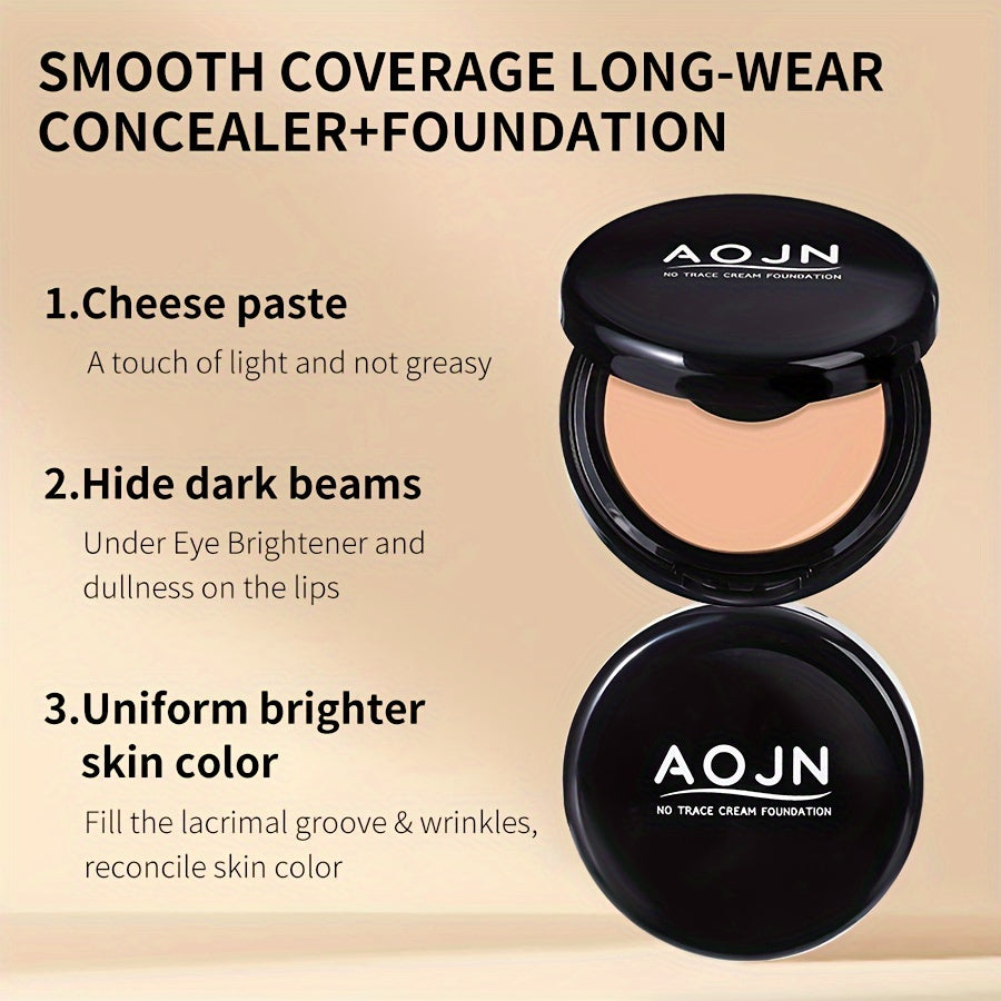 Oil-Control Long-Lasting Concealer Powder – 3 Shades for All Skin Tones, Natural End, 24-Hour Waterproof, Matte End