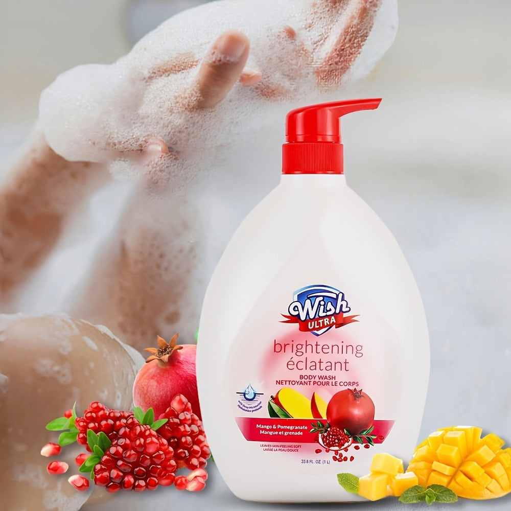 Set of 2 Bottles, Each 1000 ML/33.8 Fl Oz, Moisturizing Body Wash Suitable for Both Men And Women, Featuring a Long-Lasting Scent, Available in 6 Unique Fragrances, Deeply Cleanses, And Enhances Skin Smoothness, Suitable for All Skin Types