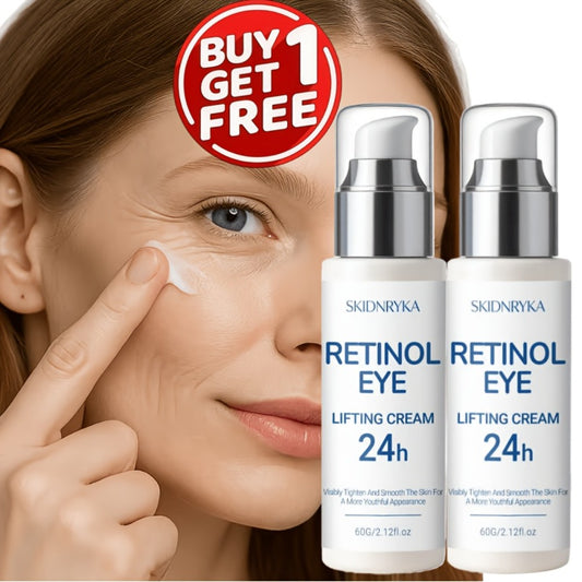 [Perfect Gift] Buy One Get One (2pcs) Firming Eye Cream - Hydration, Tightening, Smoothing With Hyaluronic Acid, Collagen, And Retinol, Caffeine, Lifts And Tightens Eye Skin, Dark Circles, Perfect Gift For Family