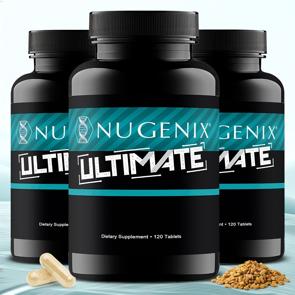 Nugenix Ultimate Supplement, Supports Vitality, Suitable For Men, 120 Capsules