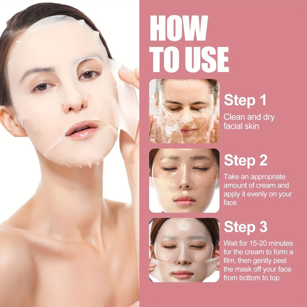 3 Boxes Of 12 Hydrating Masks Containing Glycerin, Hyaluronic Acid, Collagen, Deeply Hydrating And Moisturizing Facial Skin, Valentine's Day Beauty Tools Gift, Valentine's Day Gift for Her Beauty Kit (Pink)