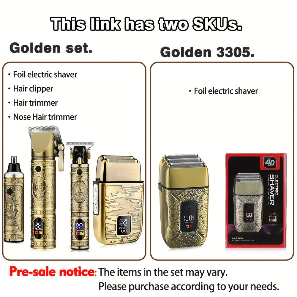 Aqwiopr Wireless Hair Clippers And Trimmer Kits - an Ideal Present for Men'S Grooming