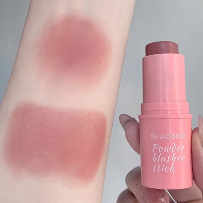 Cream Blush Stick Set 3pcs - Multifunctional Matte Brightening Formula, Long-Lasting Waterproof & Non-Greasy | Blendable Face Blush for Cheeks, Lips & Eyes | Travel-Friendly Daily Makeup