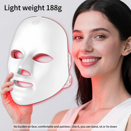7-Color LED Facial Mask - Your All-in-one Skincare Solution. An Ideal Gift for Christmas And Romantic Valentine's Day, Perfect for Women, Girlfriends, Mothers And Colleagues.