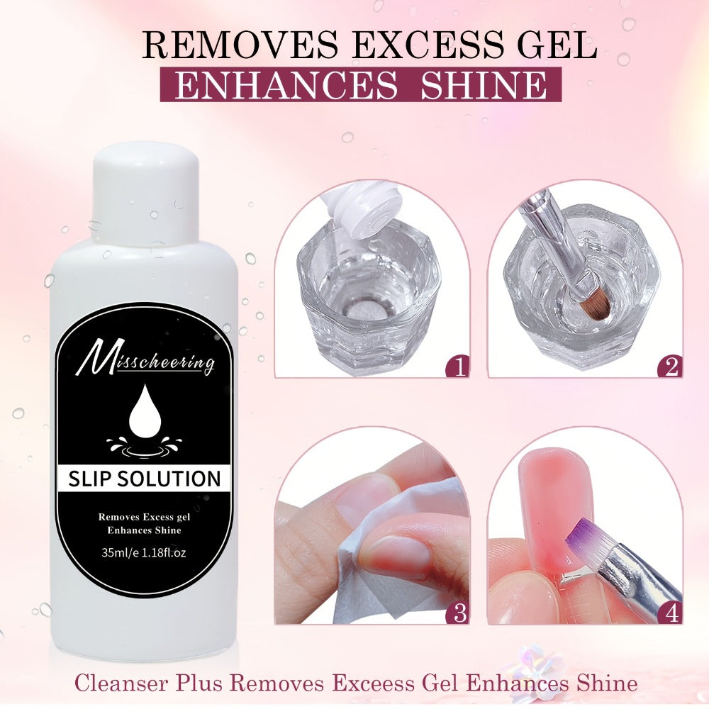 12pcs Polyester Stretch Gel Manicure Set, Polyester with Mini Nail Light, Bicolor, Synovial Fluid Base Coat Polyester Gel Finger Kit Base Coat Polyester Gel Finger Sleeve
