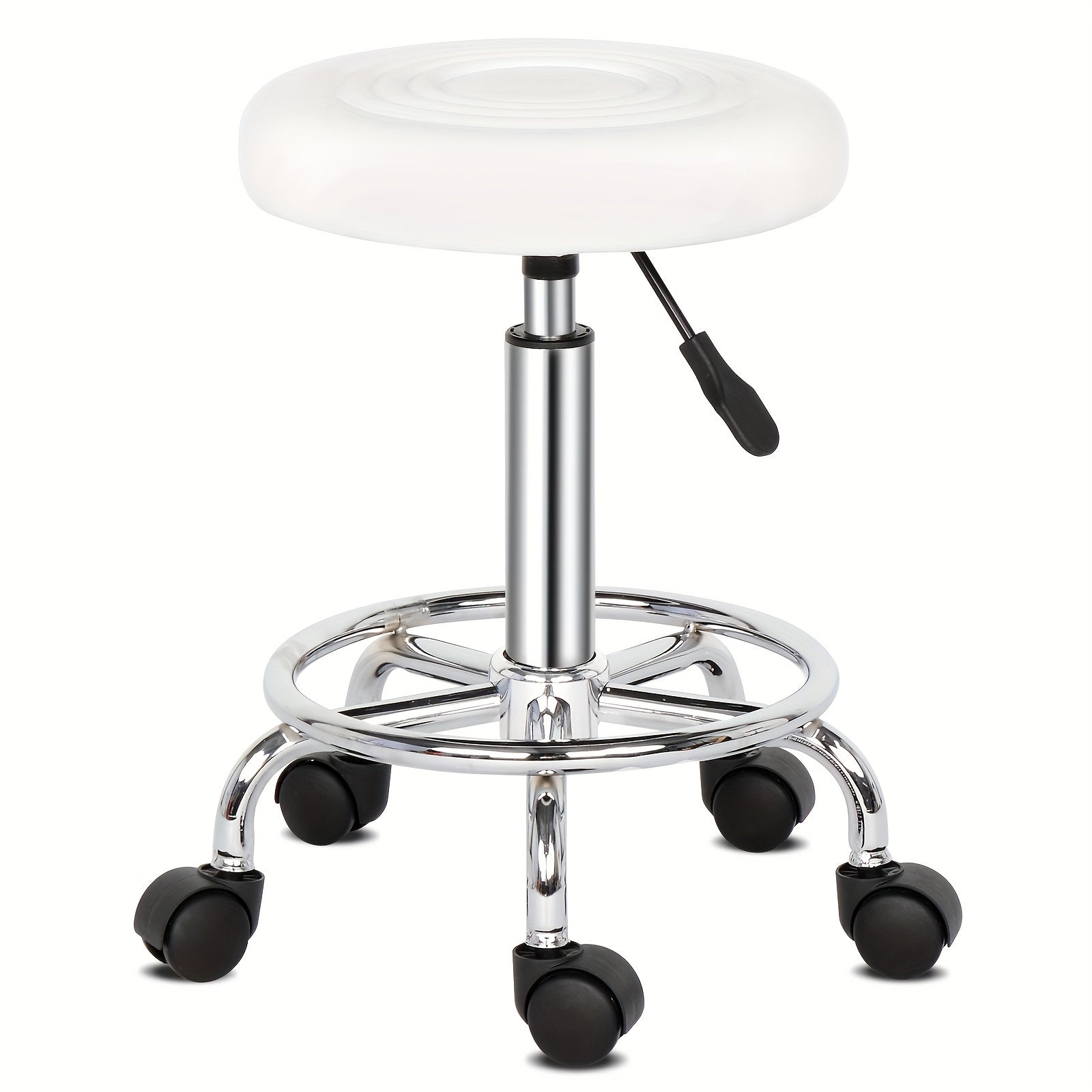 Round Stool with Lines Rotation Bar Stool