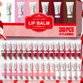 30pcs/box 6-color Lip Gloss Set, with Glossy Liquid Lipstick, Moisturizing Lip Gloss, High-efficiency Lip Gloss, Shiny Anti-transfer, Long-lasting Waterproof Lip Gloss, Suitable for Women - Unique Gift for Ladies, Perfect Mother's Day Gift
