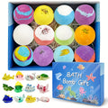 Ocean Bath Ball Set Rich Foam Essential Oil Explosion Shower Ball Comfortable Enjoyable Gift with Surprise Inside Perfect for Wife Girlfriend Sisters on Birthday Anniversary Valentine'S Day Holiday Gift for And Adults