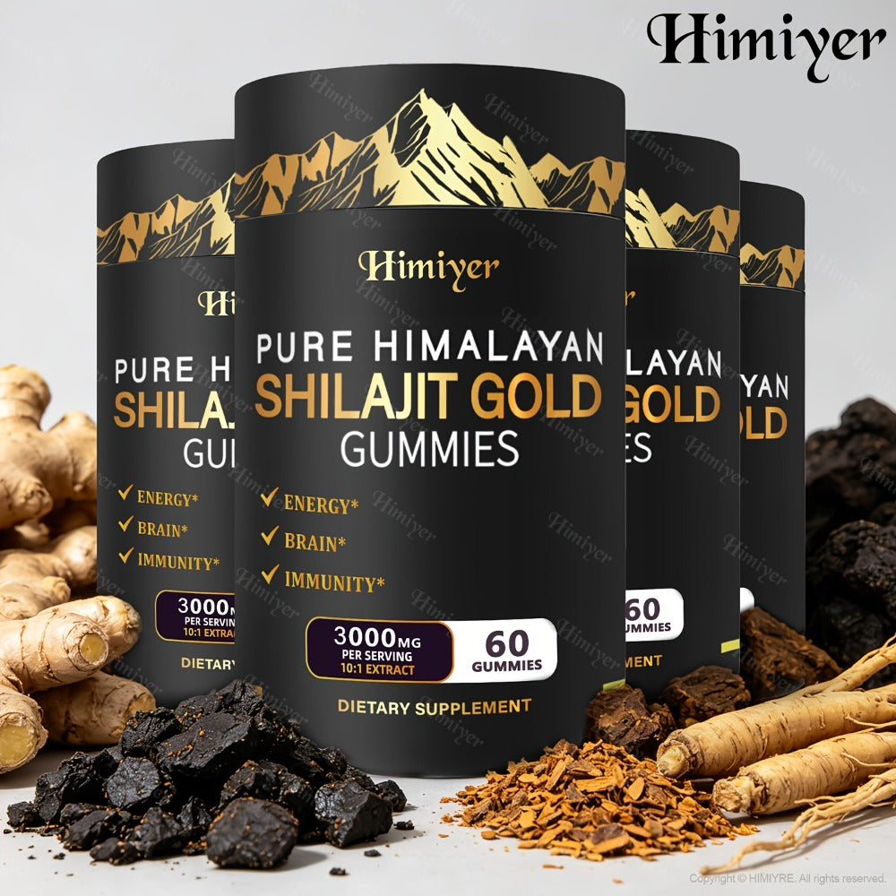 Powerful Combination Of 3000mg SHIlijit, Ginger, Hoofgrass, Ginseng And Ashwagandha! Multi-mineral And Phytonutrient Supplement