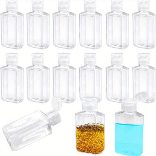 Travel Bottles 2oz Flip Cap 40 Pack Clear Plastic Refillable Portable Squeeze Containers for Hand Sanitizer Shampoo Soap Toner Lotion TSA Approved Travel Size