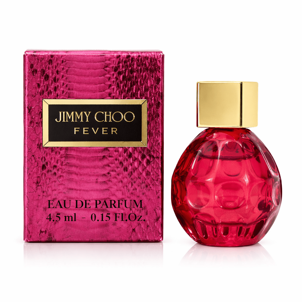 Jimmy Choo Fever Mini Eau de Parfum 4.5ml / 0.15oz – Warm Sweet Floral Women’s Designer Perfume | Travel Size Luxury Fragrance