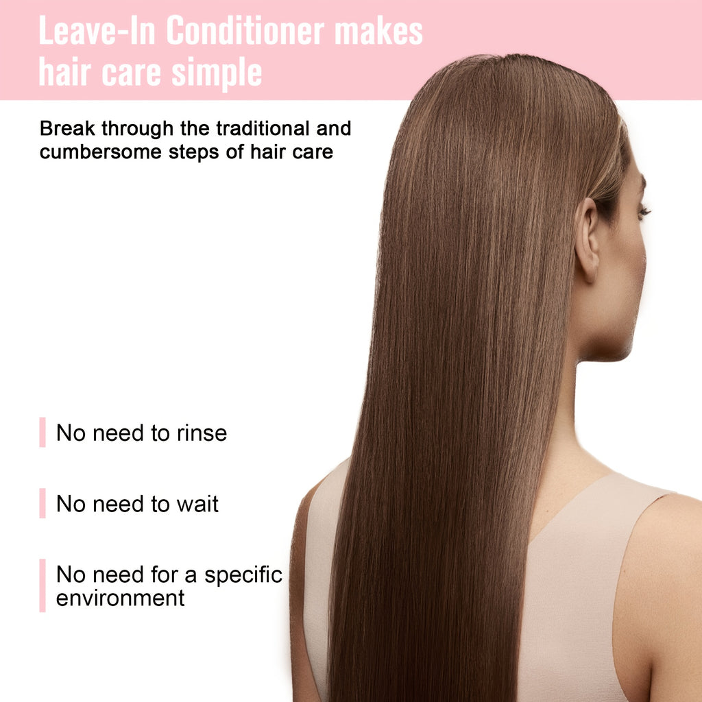 SILLKVA Leave-In Conditioner Spray And Detangling Hair Brush Set, Anti-Frizz Smoothing Leave in Conditioner, Detangle And Tame Frizzy Hair, No More Tangles