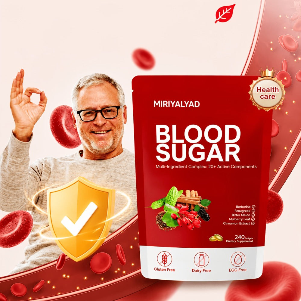 [Family Gifts & Christmas] 240 Capsules, Blood Sugar Health Support Supplement With Berberine, Cinnamon & Bitter Melon | 20+ Herbal Complex | Blood Glucose Balance And Insulin Support | Dietary Supplement | Local Warehouse, Family Gifts & Christmas