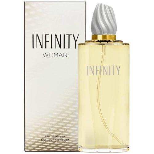 Women's Perfume Infinity Woman Eau de Parfum – Freesia, Violet & Sandalwood, Floral Fresh Long Lasting Fragrance Spray for Women, Timeless Elegant Scent, Multiple Sizes, Perfect Gift for Her