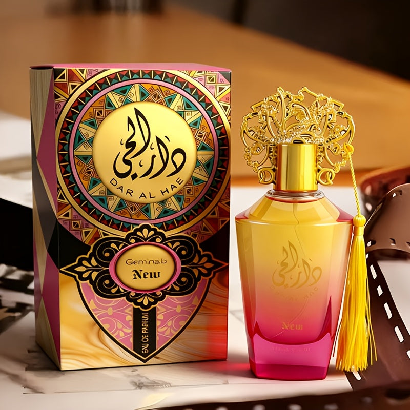 3.4 Oz Arabic Women'S Eau De Cologne Spray - A Durable Arabic Scent Influenced by The Opulence of Middle Eastern Perfumes, Ideal for Daily Use, Celebrations, And Presents (Arabic Name Design) - A Gift for Valentine'S Day, Christmas for Her
