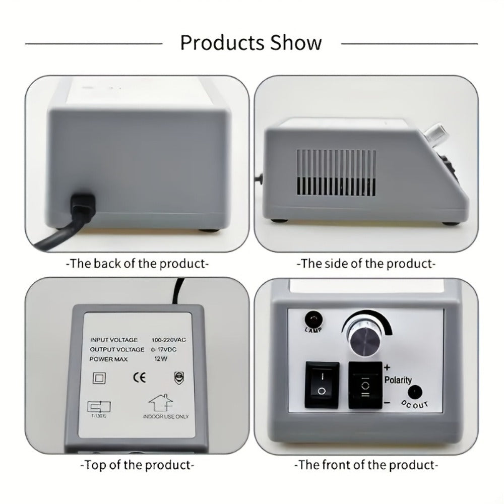 20000RPM Electric Nail Machine Desktop Equipment with Milling Cutters Bits Set Gel Cuticle Armor Removal Pedicure Manicure Tool Professional Electric Nail Drill Milling Machine for Manicure Pedicure Files Tools Kit Nail Polisher