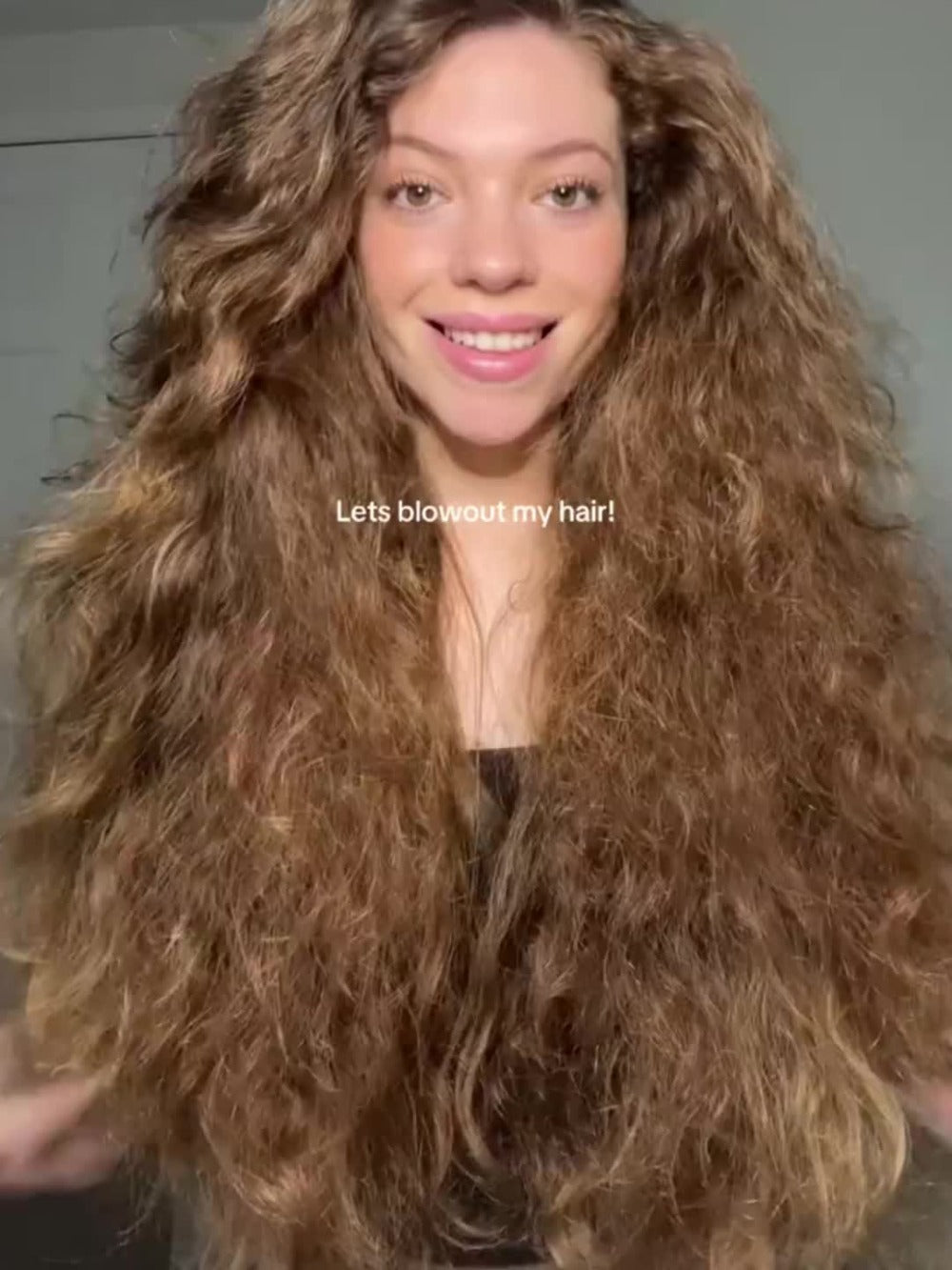 Thermal Air Brush, Straight & Curling 2-in-1 Blowout & Natural Curls, Negative Ion Tech for Frizz-Free, Temp Control & Lightweight for Travel/Gift