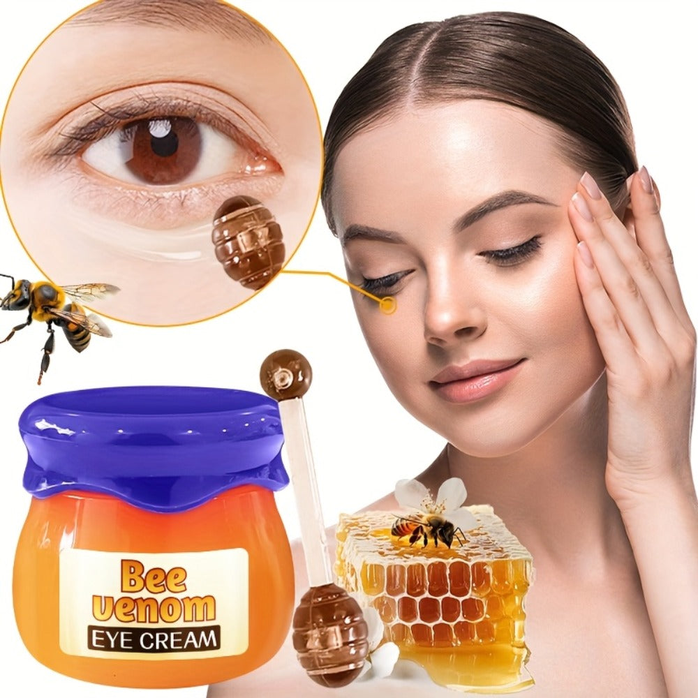 Buy One, Get Four Free. 5pcs Instant Lifting and Firming Bee Venom Eye Cream, Immediate Lifting and Firming Eye Antioxidant, Suitable for Puffy Eyes and Dark Circles, the Appearance of Dark Circles, Bags, and Wrinkles, Signs of Aging, Witness