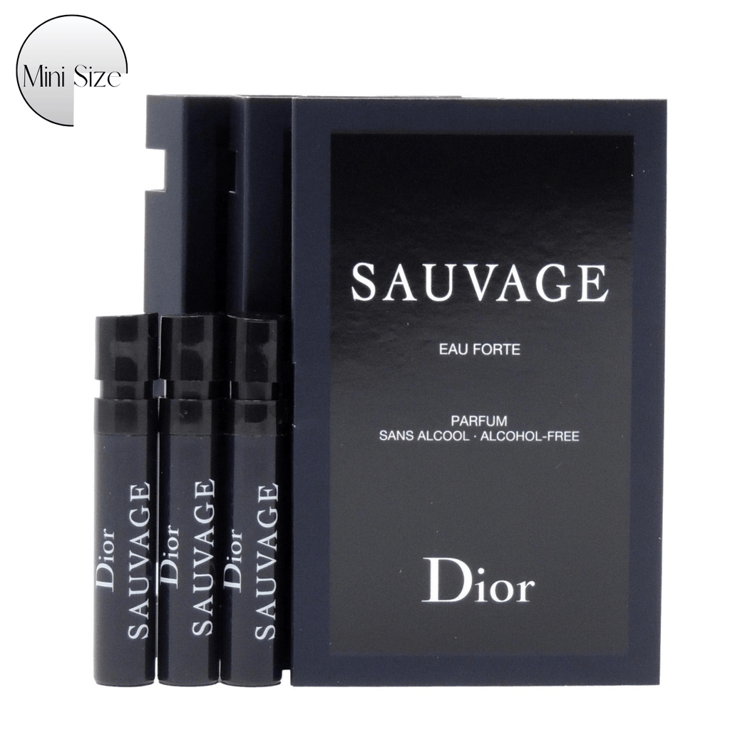Dior Sauvage Eau Forte Parfum 0.03 Fl.oz / 1 ml Pack of 3