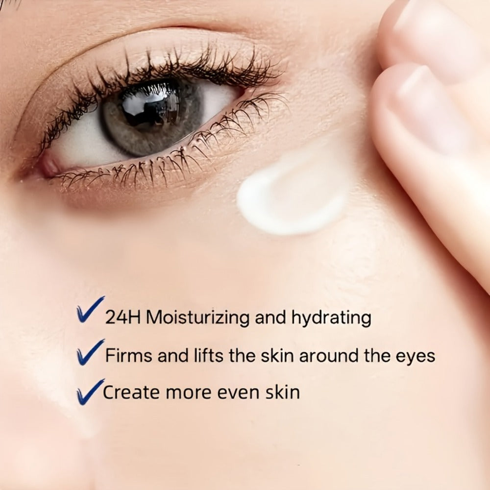 [Perfect Gift] Buy One Get One (2pcs) Firming Eye Cream - Hydration, Tightening, Smoothing With Hyaluronic Acid, Collagen, And Retinol, Caffeine, Lifts And Tightens Eye Skin, Dark Circles, Perfect Gift For Family